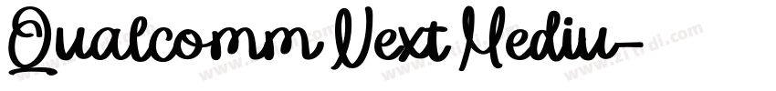 Qualcomm Next Mediu字体转换